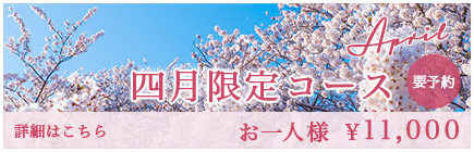 4月限定プラン